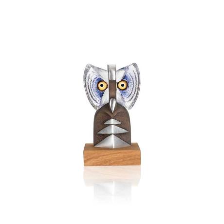 Mats Jonasson IRON & CRYSTAL - LIMITED EDITION - Strix Nr. 26/149 - Owl - 68146