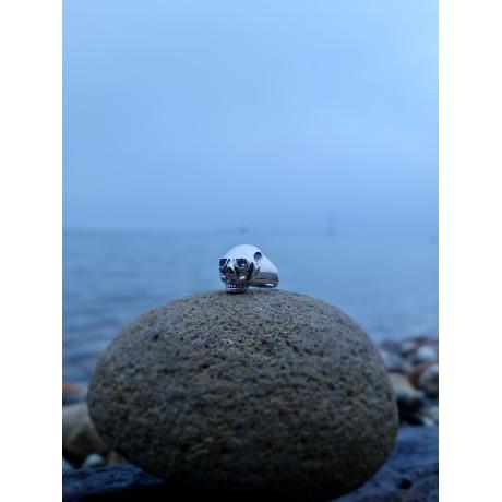 Skull Silver Ring with Amethyst Limited Edition - RNC1900